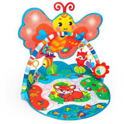 Развивающий музыкальный коврик Бабочка Жирафики 939795